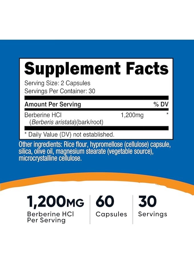 نيوتريكوست، بربرين، 60 كبسولة (600 ملغ لكل كبسولة) - Image 5